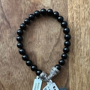 Esquire Onyx Beaded Bracelet